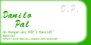 danilo pal business card